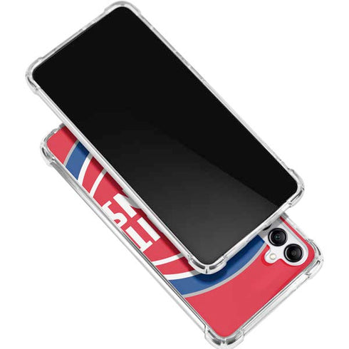 NBA Detroit Pistons Large Logo Galaxy A15 5G Clear Case