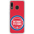 NBA Detroit Pistons Large Logo Galaxy A20 Clear Case