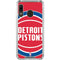 NBA Detroit Pistons Large Logo Galaxy A30 Clear Case