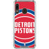 NBA Detroit Pistons Large Logo Galaxy A30 Clear Case