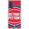 NBA Detroit Pistons Large Logo Galaxy A32 5G Clear Case