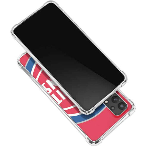 NBA Detroit Pistons Large Logo Galaxy A32 5G Clear Case
