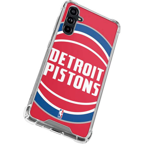 NBA Detroit Pistons Large Logo Galaxy A54 5G Clear Case