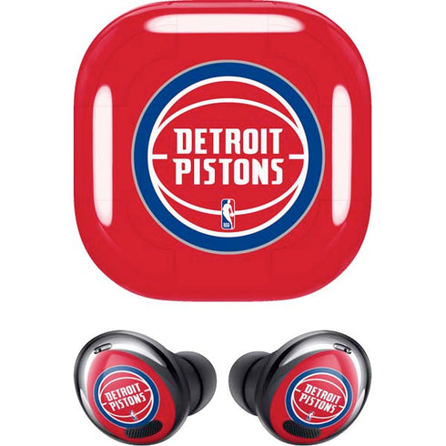 NBA Detroit Pistons Large Logo Galaxy Buds Pro Skin
