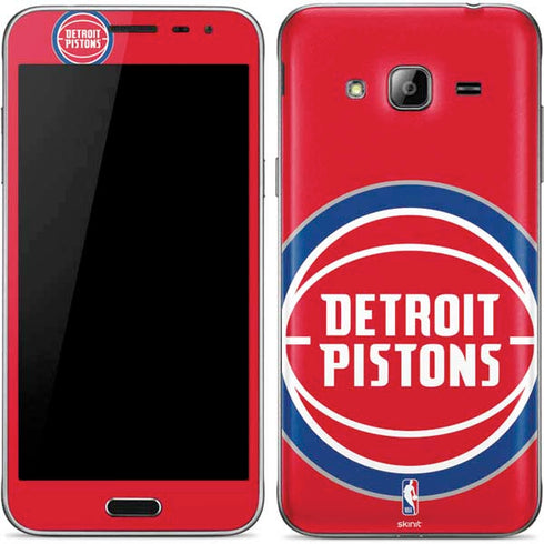NBA Detroit Pistons Large Logo Galaxy J3 Skin