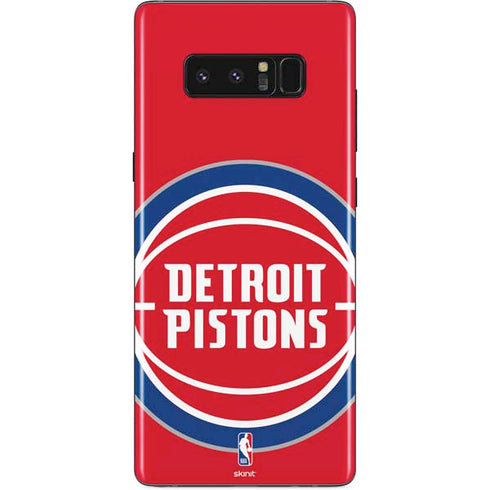 NBA Detroit Pistons Large Logo Galaxy Note 8 Skin