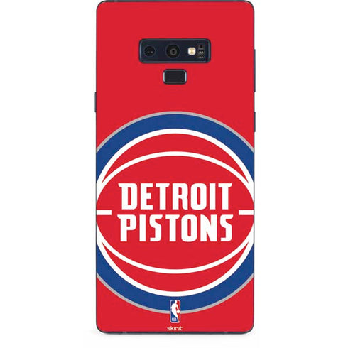 NBA Detroit Pistons Large Logo Galaxy Note 9 Skin