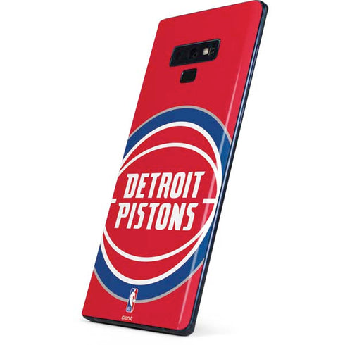 NBA Detroit Pistons Large Logo Galaxy Note 9 Skin