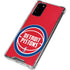 NBA Detroit Pistons Large Logo Galaxy Note20 5G Clear Case
