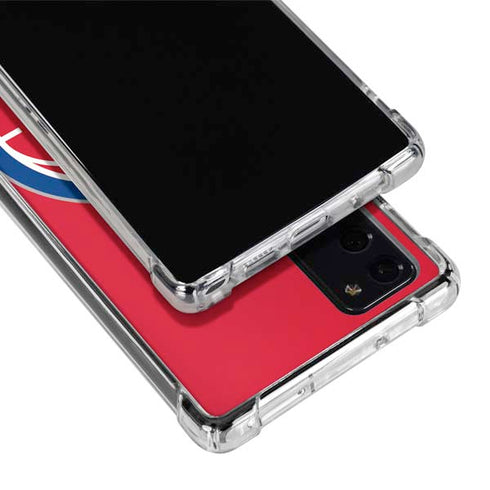 NBA Detroit Pistons Large Logo Galaxy Note20 5G Clear Case