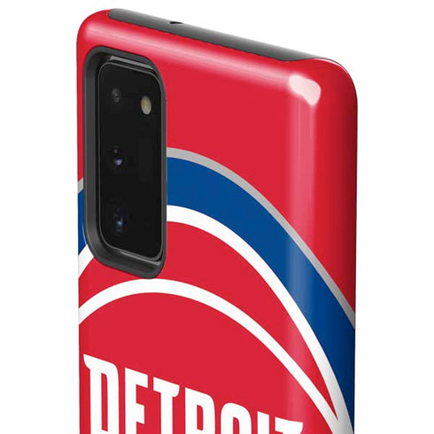 NBA Detroit Pistons Large Logo Galaxy Note20 5G Pro Case