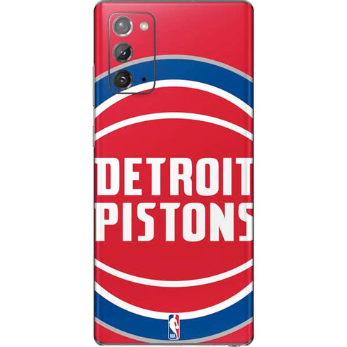 NBA Detroit Pistons Large Logo Galaxy Note20 5G Skin