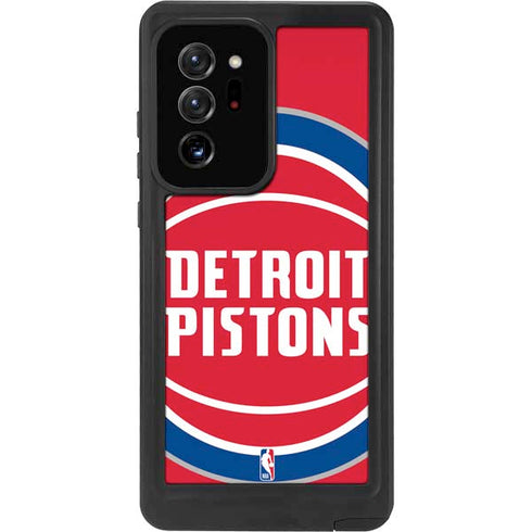 NBA Detroit Pistons Large Logo Galaxy Note20 Ultra 5G Waterproof Case