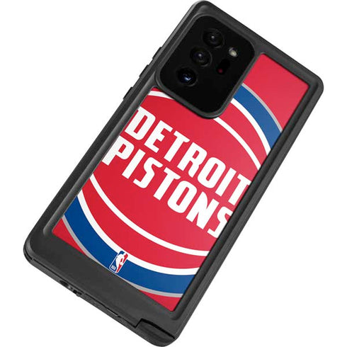 NBA Detroit Pistons Large Logo Galaxy Note20 Ultra 5G Waterproof Case