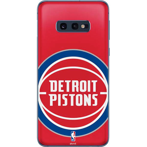 NBA Detroit Pistons Large Logo Galaxy S10e Skin