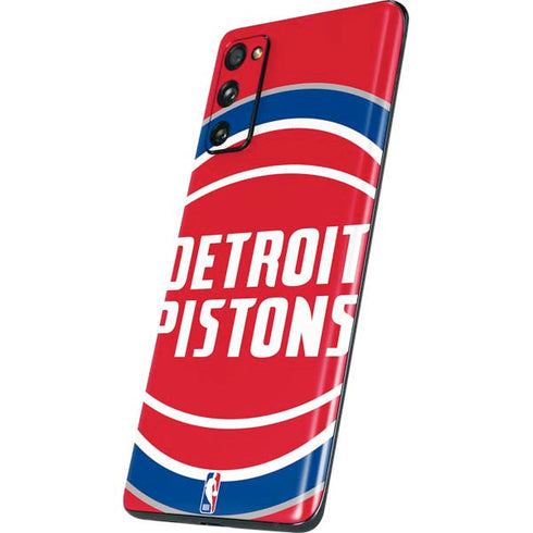 NBA Detroit Pistons Large Logo Galaxy S20 Fan Edition Skin