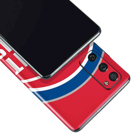 NBA Detroit Pistons Large Logo Galaxy S20 Fan Edition Skin