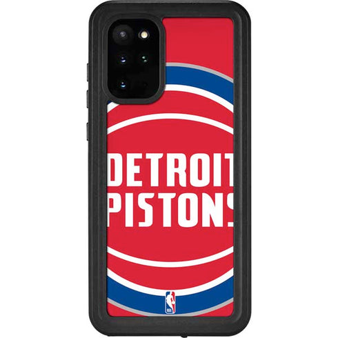 NBA Detroit Pistons Large Logo Galaxy S20 Plus Waterproof Case