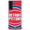 NBA Detroit Pistons Large Logo Galaxy S21 5G Clear Case