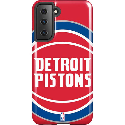 NBA Detroit Pistons Large Logo Galaxy S21 5G Pro Case