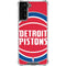 NBA Detroit Pistons Large Logo Galaxy S21 FE Clear Case
