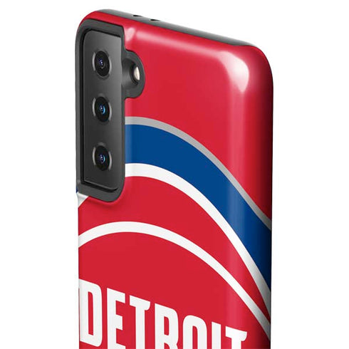 NBA Detroit Pistons Large Logo Galaxy S21 FE Pro Case