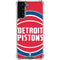 NBA Detroit Pistons Large Logo Galaxy S21 Plus 5G Clear Case