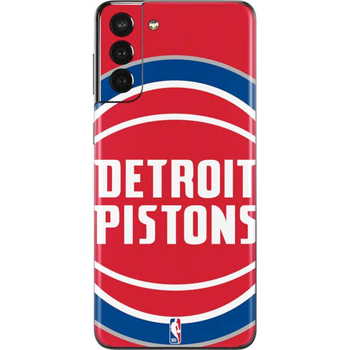 NBA Detroit Pistons Large Logo Galaxy S21 Plus 5G Skin