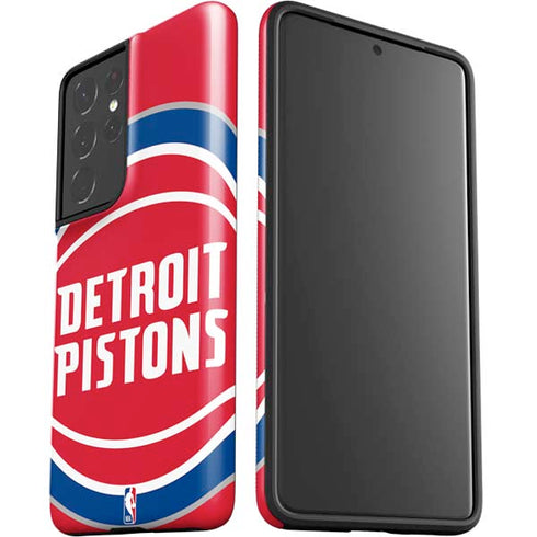 NBA Detroit Pistons Large Logo Galaxy S21 Ultra 5G Pro Case