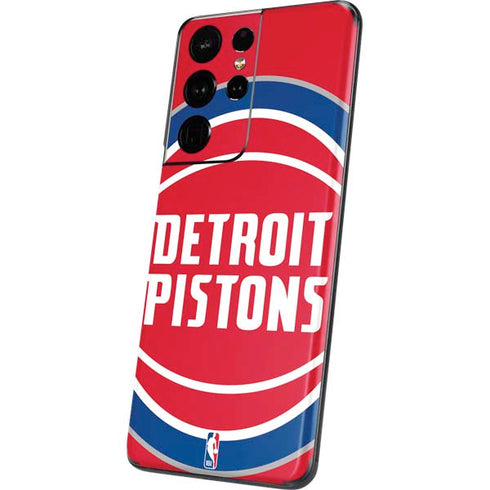 NBA Detroit Pistons Large Logo Galaxy S21 Ultra 5G Skin