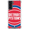 NBA Detroit Pistons Large Logo Galaxy S22 Clear Case