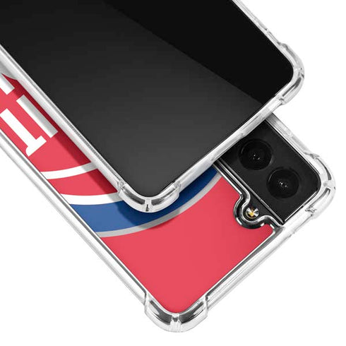 NBA Detroit Pistons Large Logo Galaxy S22 Clear Case