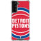 NBA Detroit Pistons Large Logo Galaxy S22 Plus Clear Case