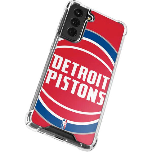 NBA Detroit Pistons Large Logo Galaxy S22 Plus Clear Case