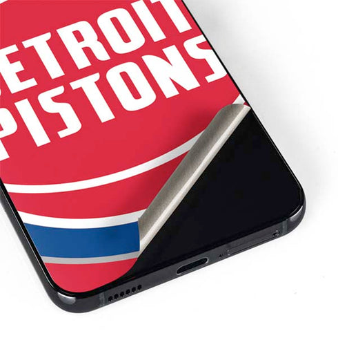 NBA Detroit Pistons Large Logo Galaxy S22 Plus Skin