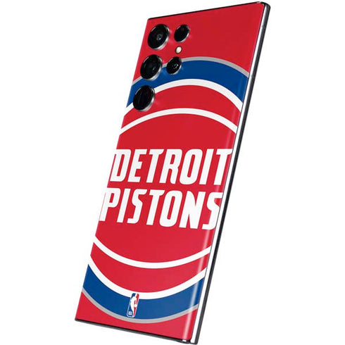 NBA Detroit Pistons Large Logo Galaxy S22 Ultra Skin
