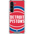 NBA Detroit Pistons Large Logo Galaxy S23 Clear Case