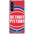 NBA Detroit Pistons Large Logo Galaxy S23 FE Clear Case
