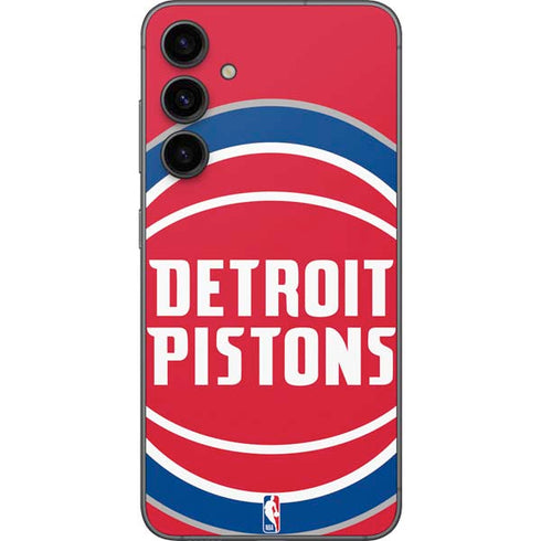 NBA Detroit Pistons Large Logo Galaxy S23 FE Skin