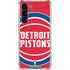 NBA Detroit Pistons Large Logo Galaxy S23 Plus Clear Case