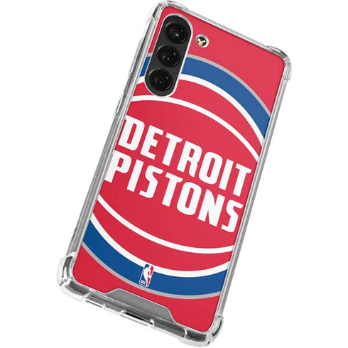 NBA Detroit Pistons Large Logo Galaxy S23 Plus Clear Case