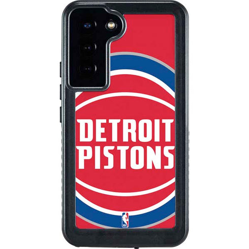 NBA Detroit Pistons Large Logo Galaxy S23 Plus Waterproof Case