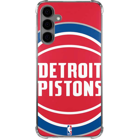 NBA Detroit Pistons Large Logo Galaxy S24 Plus Clear Case