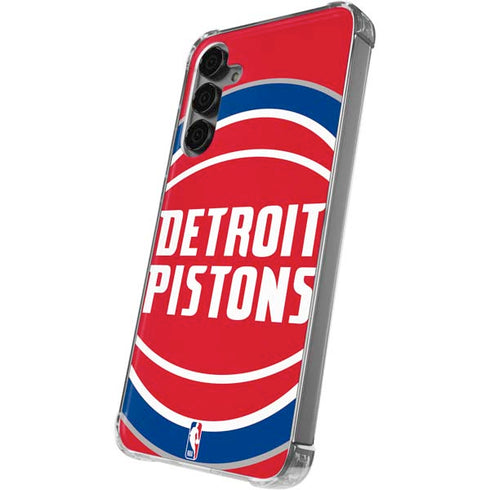 NBA Detroit Pistons Large Logo Galaxy S24 Plus Clear Case