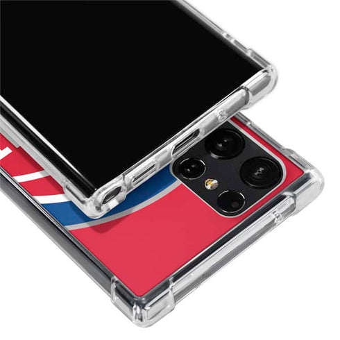 NBA Detroit Pistons Large Logo Galaxy S24 Ultra Clear Case