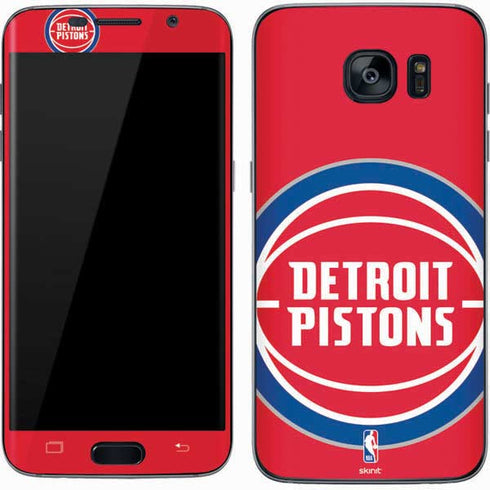 NBA Detroit Pistons Large Logo Galaxy S7 Skin