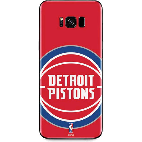 NBA Detroit Pistons Large Logo Galaxy S8 Skin