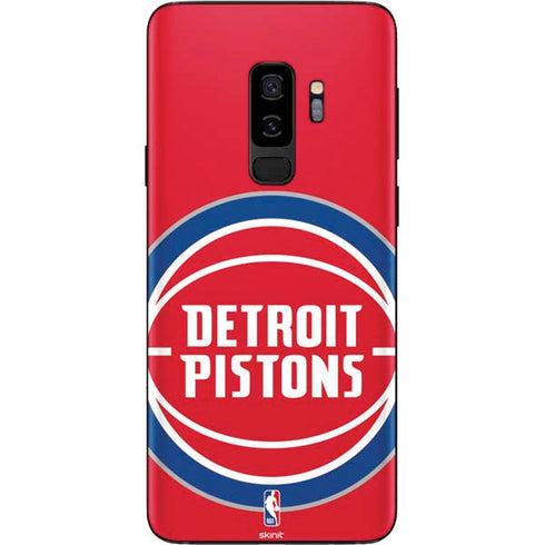 NBA Detroit Pistons Large Logo Galaxy S9 Plus Skin