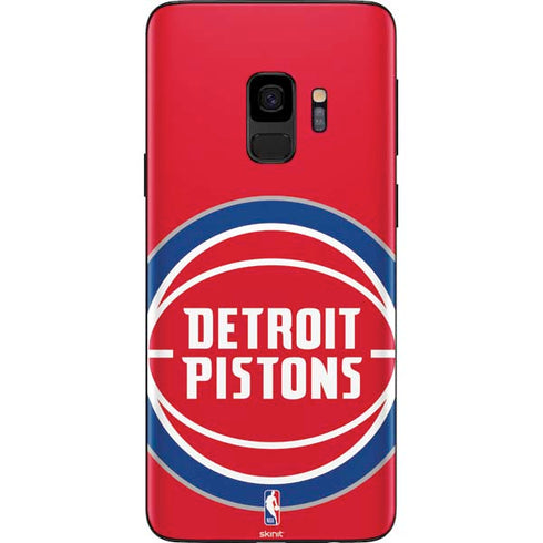 NBA Detroit Pistons Large Logo Galaxy S9 Skin