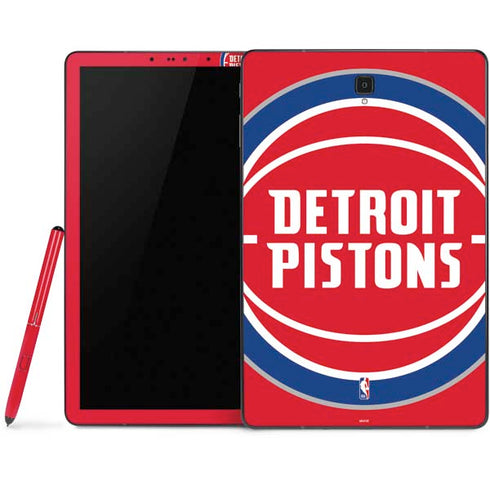NBA Detroit Pistons Large Logo Samsung Galaxy Tab Skin